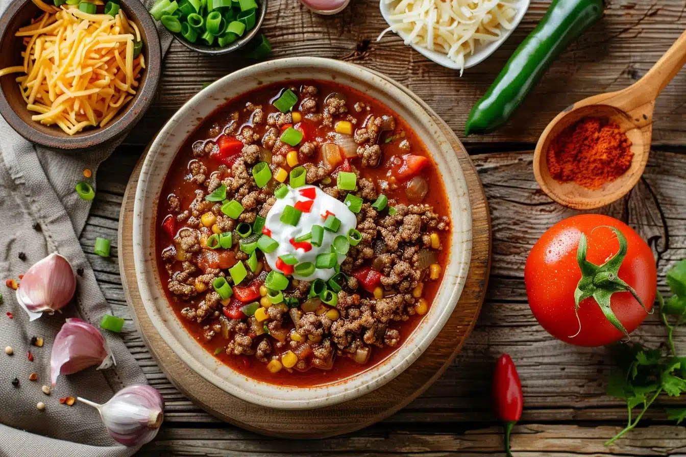 Ground Beef Chili Without Beans