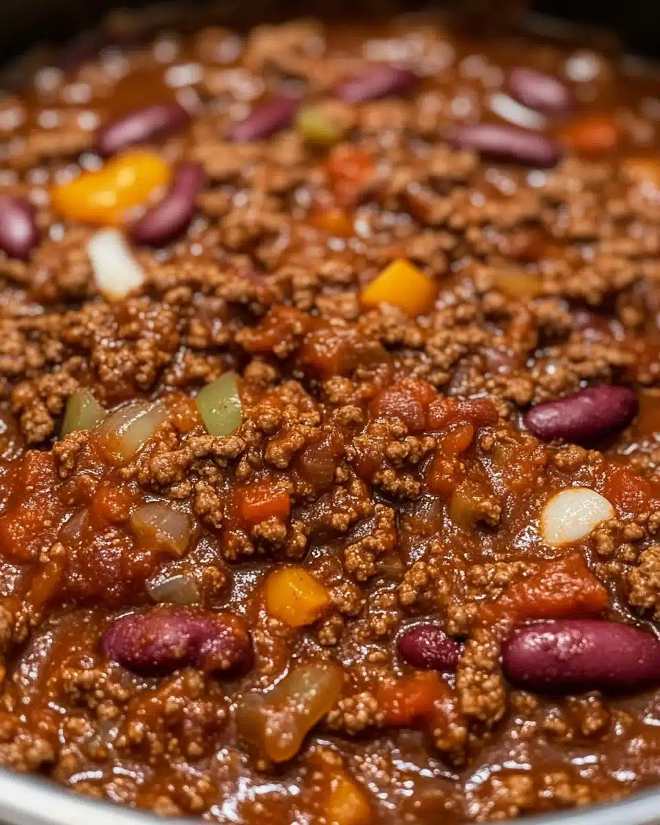 Ground Beef Chili Without Beans